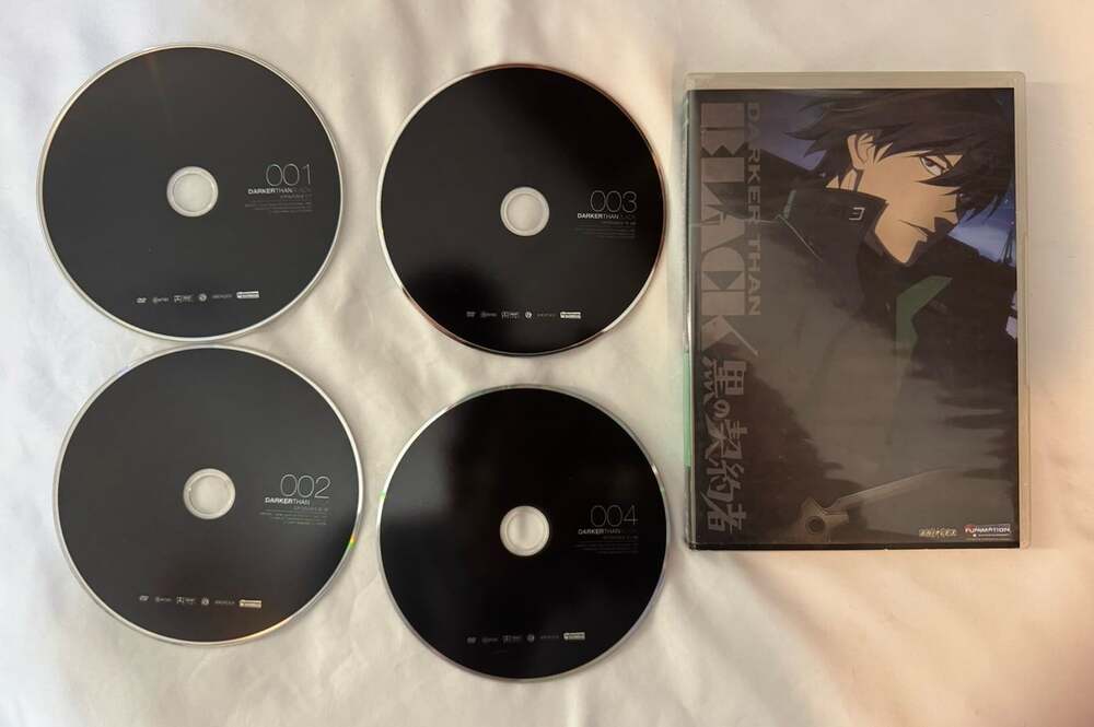 Darker Than Black: Complete First Season One DVD (2011, 4-Disc Set) w/ Slipcover